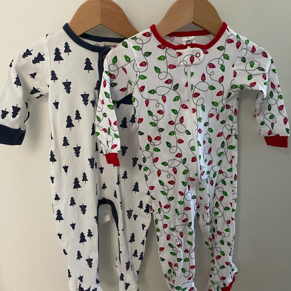 Rabbit Skins & Gerber Holiday Pajamas 6-9m